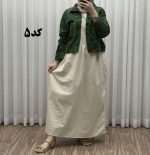 کت سارافون مدل یاپراق پاموق کد 1525 - تصویر 6