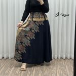 دامن وارداتی اندونزی مدل آینهکاری کد 1609 - تصویر 2