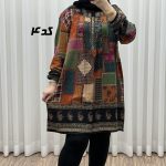 تونیک سایز بزرگ وارداتی طرح چهل تیکه کد 1612 - تصویر 3