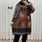 تونیک سایز بزرگ وارداتی طرح چهل تیکه کد 1612 - تصویر 5