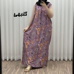 پیراهن آستین حلقه مدل ترمه جدید کد 1614 - تصویر 4