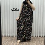 پیراهن آستین حلقه مدل ترمه جدید کد 1614