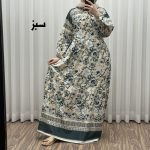 پیراهن فلور بوگاتی حاشیه دار کد 1634 - تصویر 5