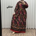 پیراهن فلور بوگاتی حاشیه دار کد 1634 - تصویر 3