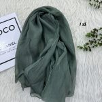 شال وارداتی حریر کاغذی کد 1815 - تصویر 5