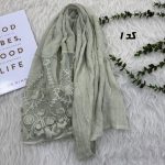 شال وارداتی دستک مزونی کد 1808 - تصویر 2