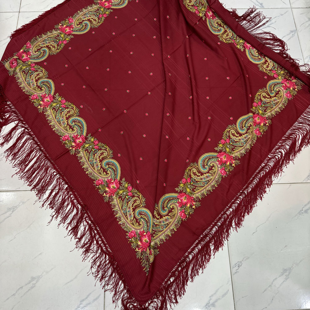 1652 روسری ترکمن نخی ترک کد 1652 - تصویر 1