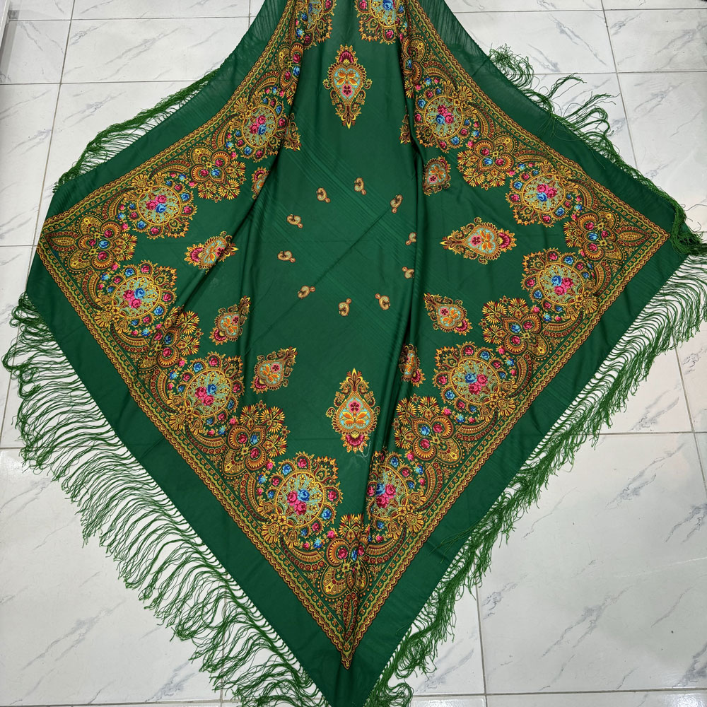 1667 روسری ترکمن نخ ترک کد 1667 - تصویر 1