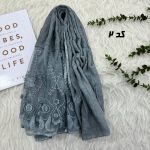 شال وارداتی دستک مزونی کد 1808 - تصویر 7