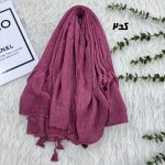 شال وارداتی سنگشور کنفی منگوله کد 1812 - تصویر 11