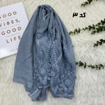 شال وارداتی دستک مزونی کد 1808 - تصویر 6