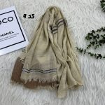 شال وارداتی لینن دورریش کد 1809 - تصویر 3