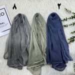 شال حریر شیشه‌ای دورگان کد 1683 - تصویر 4