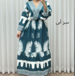 پیراهن ساحلی آیلین چپ و راستی کد 1746 - Image 5