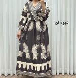 پیراهن ساحلی آیلین چپ و راستی کد 1746 - Image 9