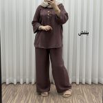ست بلوز شلوار گلدوزی مدل آلنای کد 1639 - تصویر 7