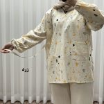 مانتو جلوبسته مدل کاکتوس کد 1817 - تصویر 5
