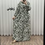 پیراهن فلور نخی مدل ایوبی کد 1642 - تصویر 6