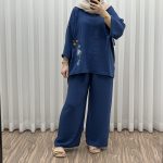 ست بلوز شلوار بادکنکی جدید کد 1640 - تصویر 3