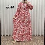 پیراهن فلور نخی مدل ایوبی کد 1642 - تصویر 4