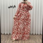 پیراهن فلور نخی مدل ایوبی کد 1642 - تصویر 2