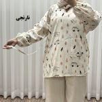 مانتو جلوبسته مدل کاکتوس کد 1818 - تصویر 4