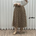 دامن گیپوری خال خالی کد 1795 - تصویر 4