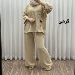 ست بلوز شلوار بادکنکی جدید کد 1640 - تصویر 10