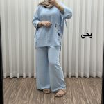 ست بلوز شلوار بادکنکی جدید کد 1640 - تصویر 8