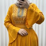 پیراهن گلدوزی وارداتی مدل نازی کد 1778 - Image 3
