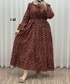 پیراهن عروسکی هندی کد A1785