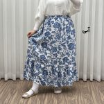 دامن بلند نخی طرح فلور کد 1816