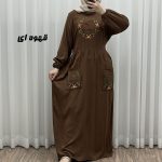 پیراهن گلدوزی نخی مدل خاطره کد 1780 - Image 9