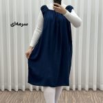 سارافون کوتاه ساده قواره دار کد 1762