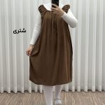 سارافون کوتاه ساده قواره دار کد 1762 - Image 3