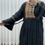 پیراهن گلدوزی وارداتی مدل مانیا کد 1777 - Image 3