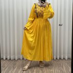 پیراهن گلدوزی وارداتی مدل جانان کد 1779 - Image 7