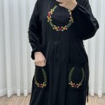 پیراهن گلدوزی نخی مدل خاطره کد 1780 - Image 5