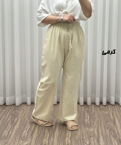 شلوار الیاف ساده کد 1784