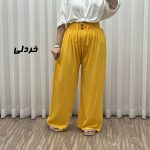 شلوار نخی کمر کش برماندو کد J1792 - Image 3