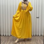 پیراهن گلدوزی وارداتی مدل مانیا کد 1777 - Image 9