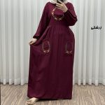 پیراهن گلدوزی نخی مدل خاطره کد 1780 - Image 4