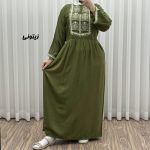 پیراهن ساحلی نخی مدل ساره 2 کد 1756 - تصویر 7