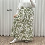 دامن بلند نخی طرح فلور کد 1816 - Image 3