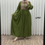 پیراهن گلدوزی وارداتی مدل مانیا کد 1777 - Image 8