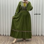 پیراهن گلدوزی وارداتی مدل نازی کد 1778 - Image 7