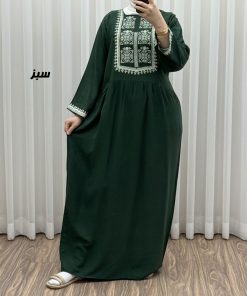 پیراهن ساحلی نخی مدل ساره 2 کد 1756