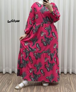 پیراهن فلور بوگاتی طرح ایتالیایی کد 1754
