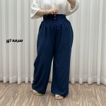 شلوار نخی کمر کش برماندو کد J1792 - Image 8