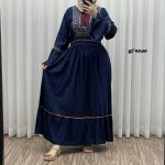 پیراهن گلدوزی وارداتی مدل نازی کد 1778 - Image 6